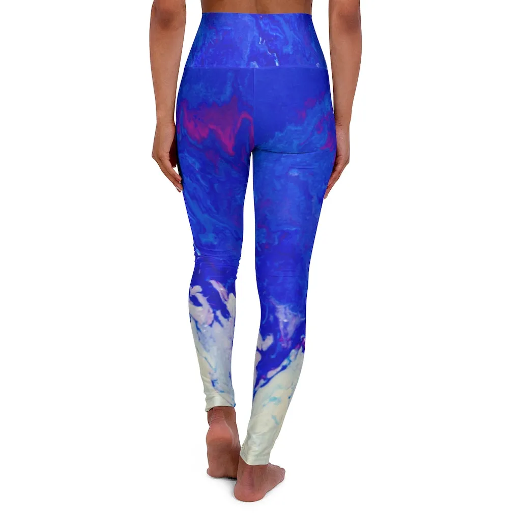 Cloud Pour High Waisted Yoga Leggings