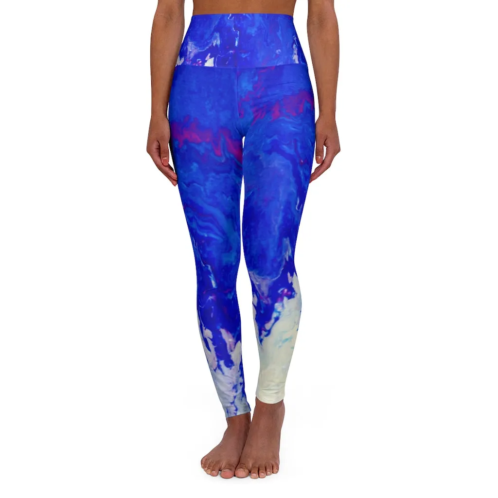 Cloud Pour High Waisted Yoga Leggings