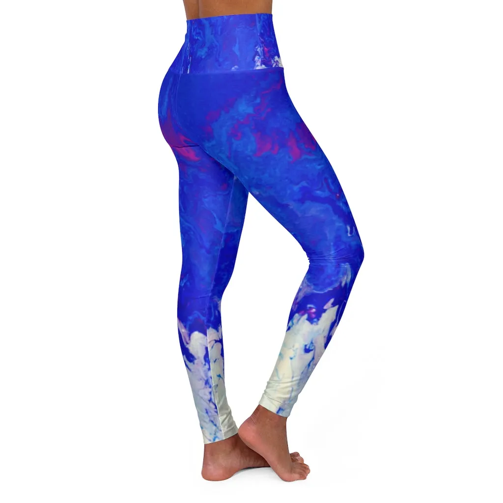Cloud Pour High Waisted Yoga Leggings