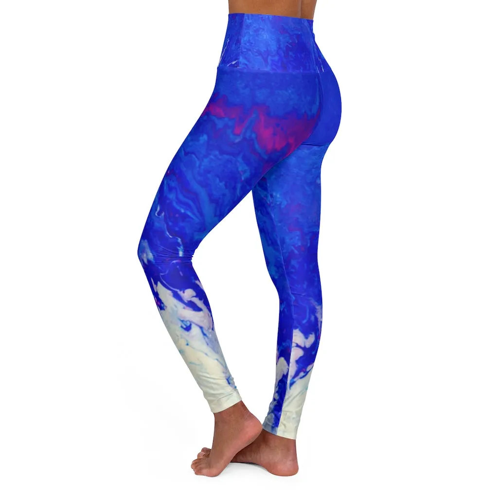 Cloud Pour High Waisted Yoga Leggings