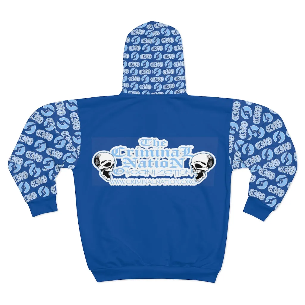 CNO Blue On Blue Zip Up Hoodie