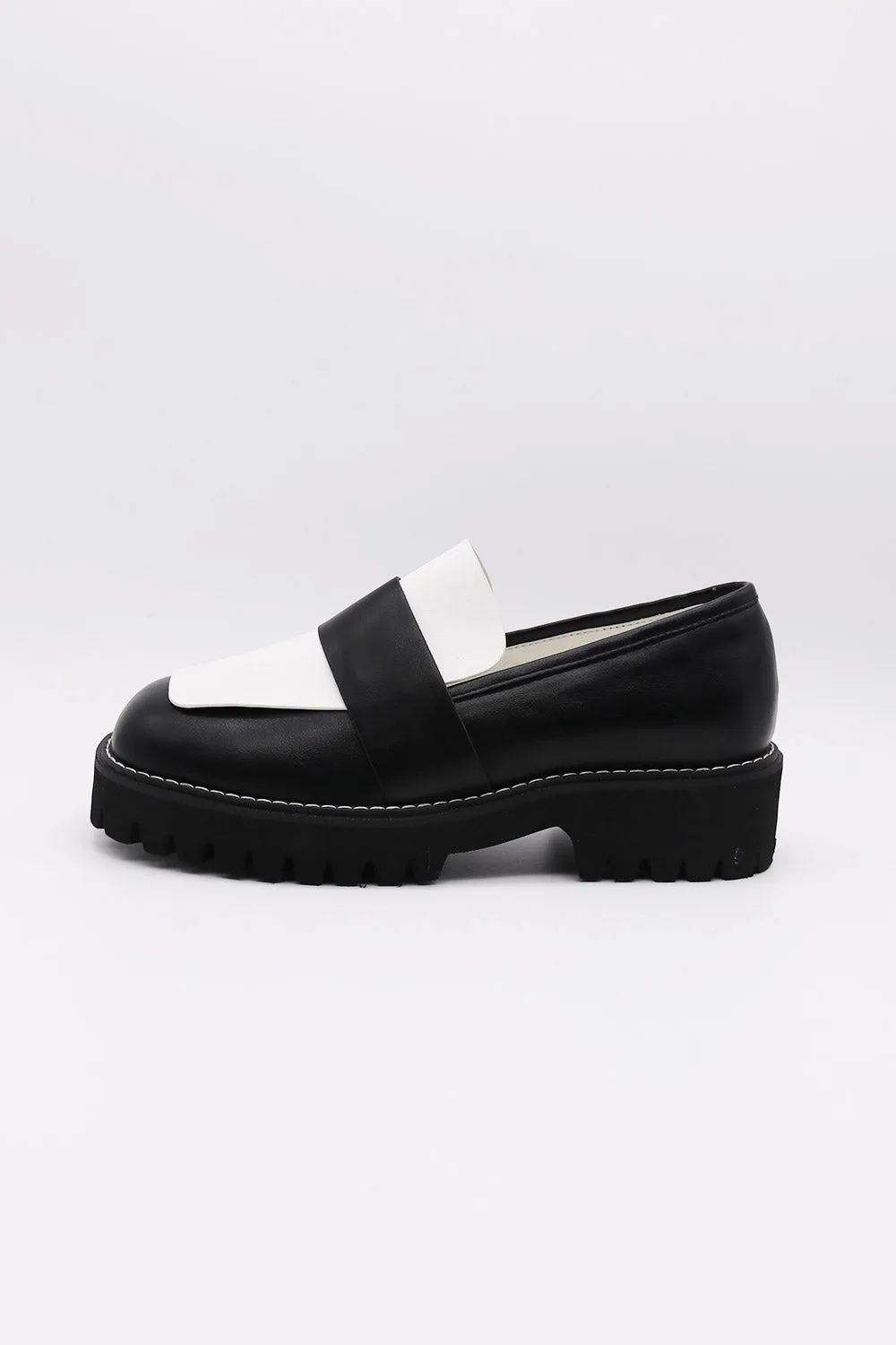 Colorblock Flatform Loafer