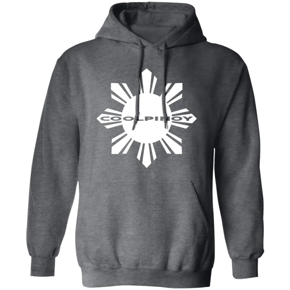 CoolPinoy Mid White Unisex Pullover Hoodie