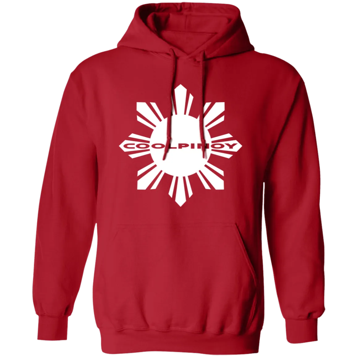 CoolPinoy Mid White Unisex Pullover Hoodie