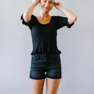 Coronado Distressed Cuffed High Rise Shorts
