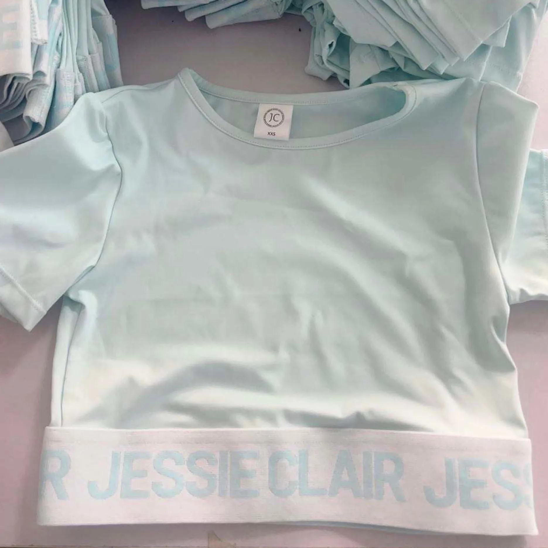 CROPPED TEE (Blue)