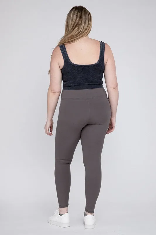 CROSSOVER CURVE full length leggings