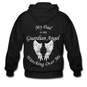 Dad Guardian Angel Gildan Heavy Blend Adult Zip Hoodie (CK3603)