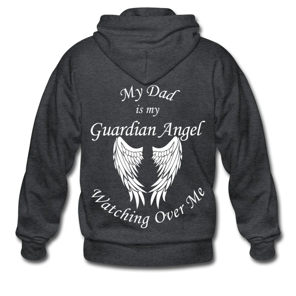 Dad Guardian Angel Gildan Heavy Blend Adult Zip Hoodie (CK3603)