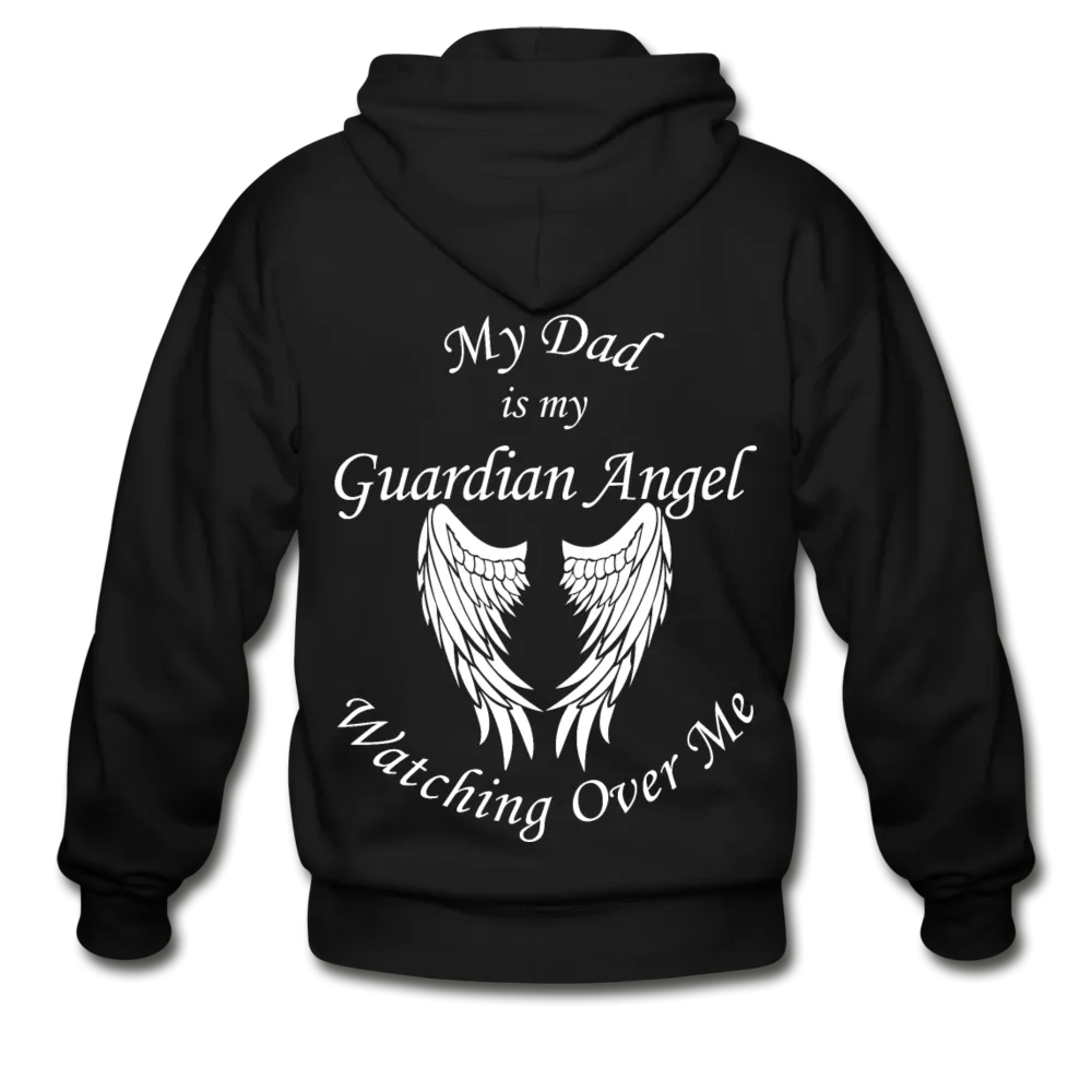 Dad Guardian Angel Gildan Heavy Blend Adult Zip Hoodie (CK3603)