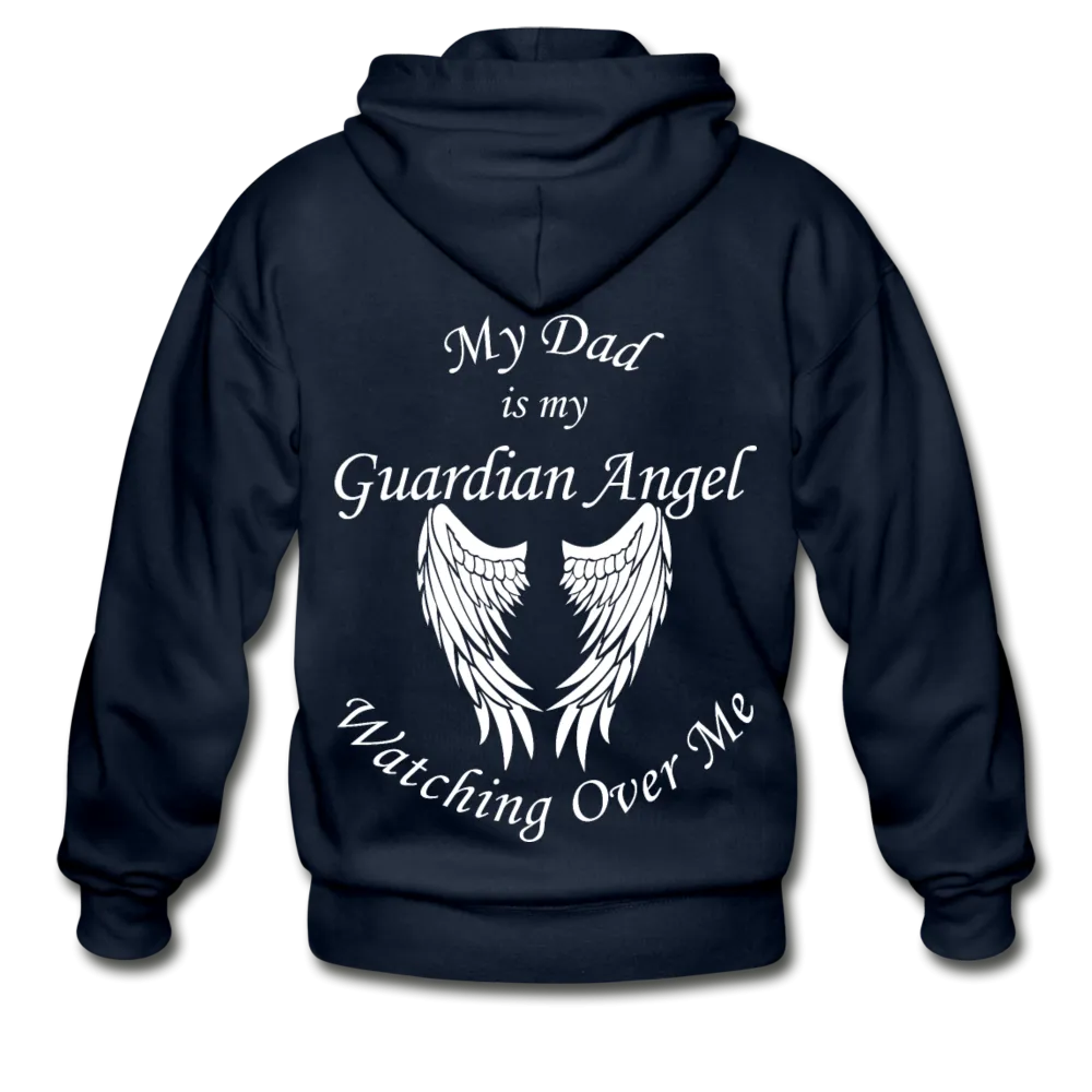 Dad Guardian Angel Gildan Heavy Blend Adult Zip Hoodie (CK3603)