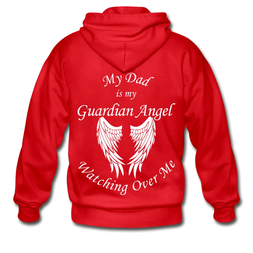 Dad Guardian Angel Gildan Heavy Blend Adult Zip Hoodie (CK3603)
