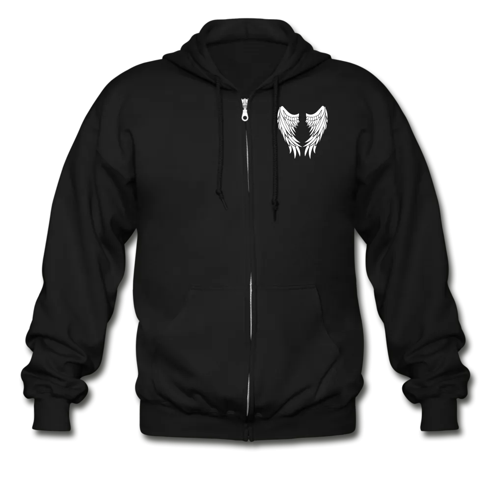 Dad Guardian Angel Gildan Heavy Blend Adult Zip Hoodie (CK3603)