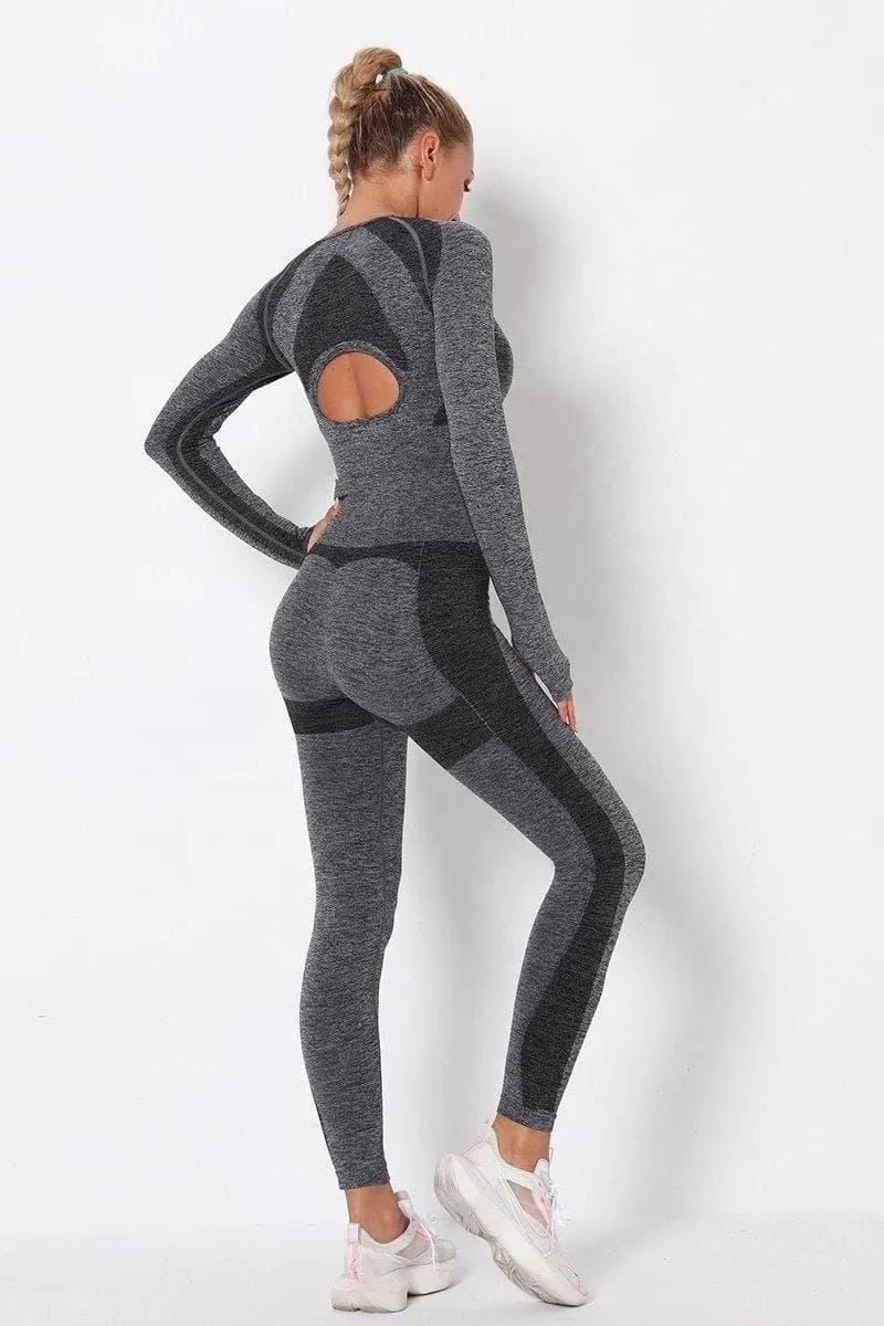 Dark gray Yoga Set