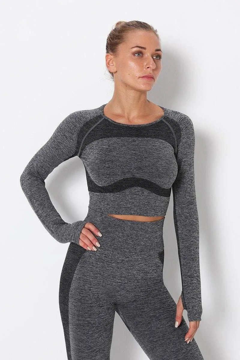 Dark gray Yoga Set