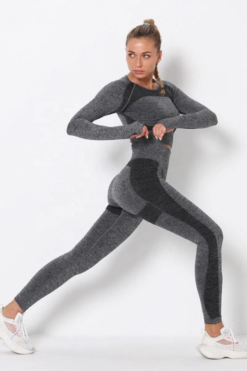 Dark gray Yoga Set