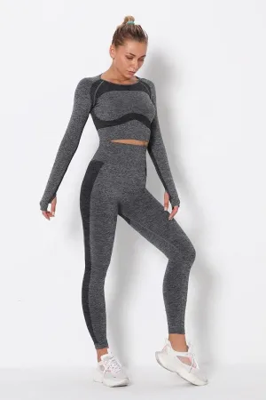 Dark gray Yoga Set