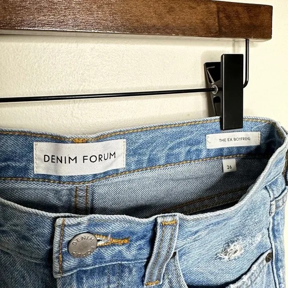 DENIM FORUM x ARITZIA The Ex-Boyfriend Jeans Medium Blue Wash {3T17}
