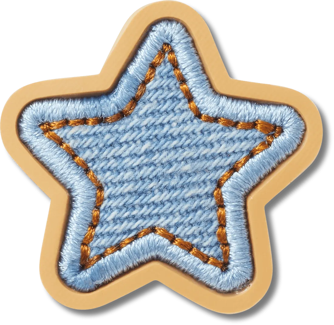 Denim Star Jibbitz