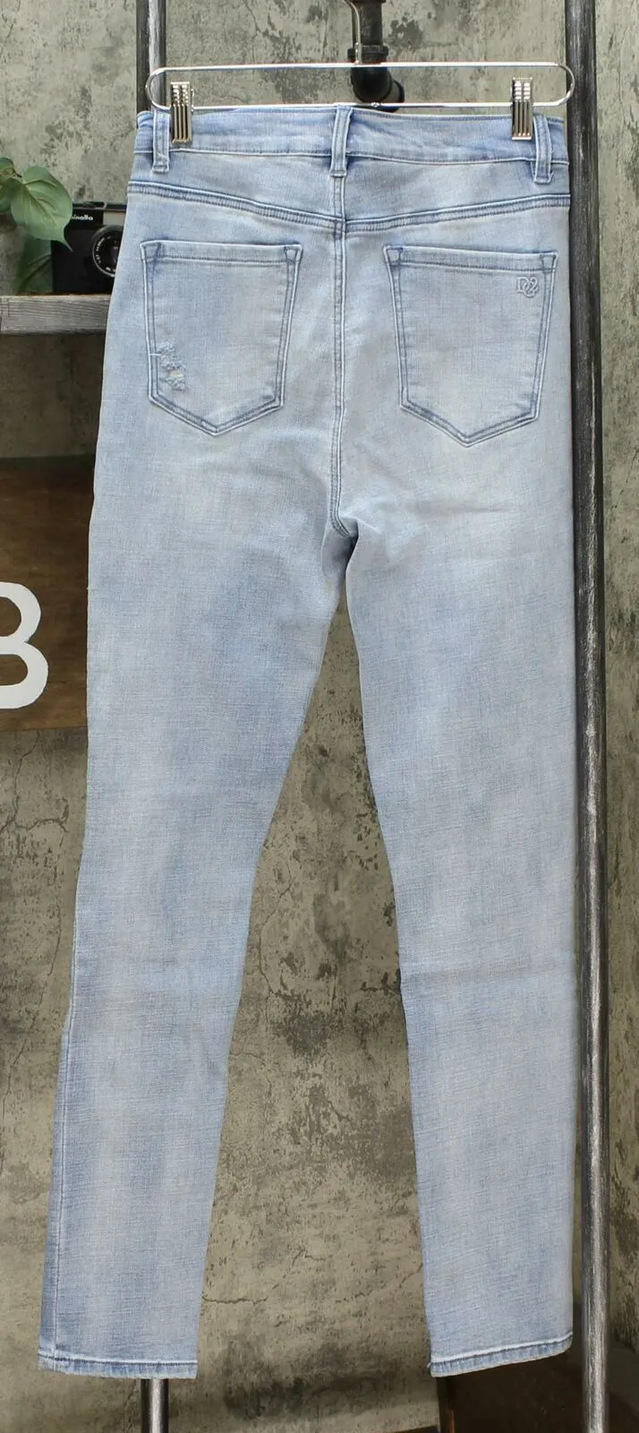 DG2 by Diane Gilman Women's Tall Virtual Stretch Destructed Skinny Jeans