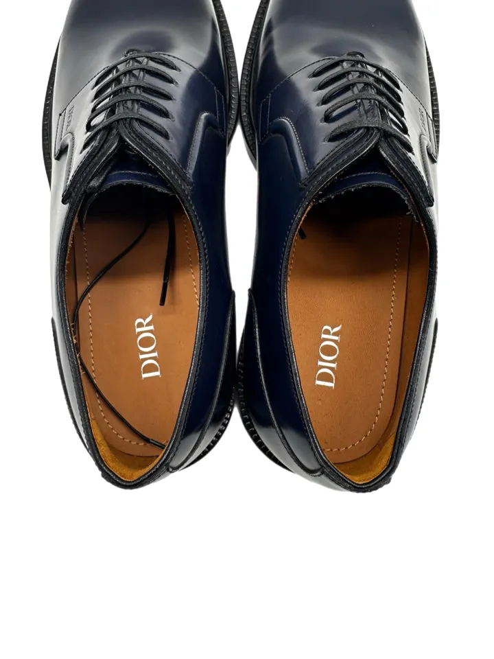 Dior Homme Derby Leather Lace Up Men's Shoe Size 40=US 8