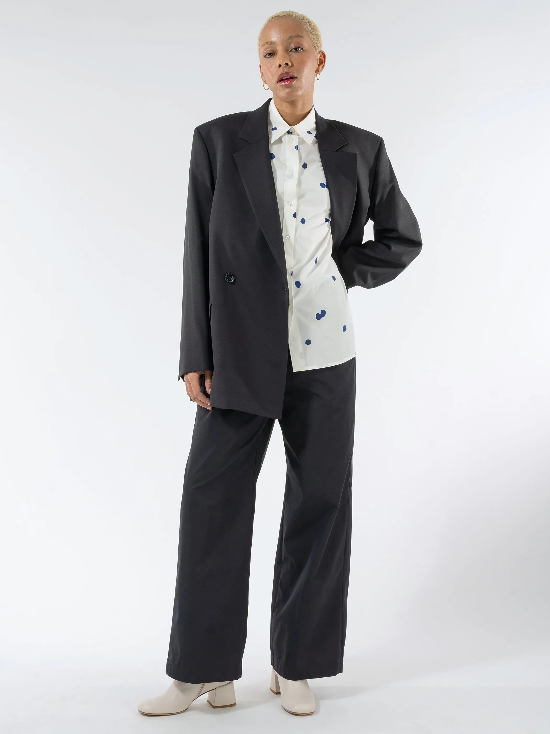Double-Breasted Suit Jacket
