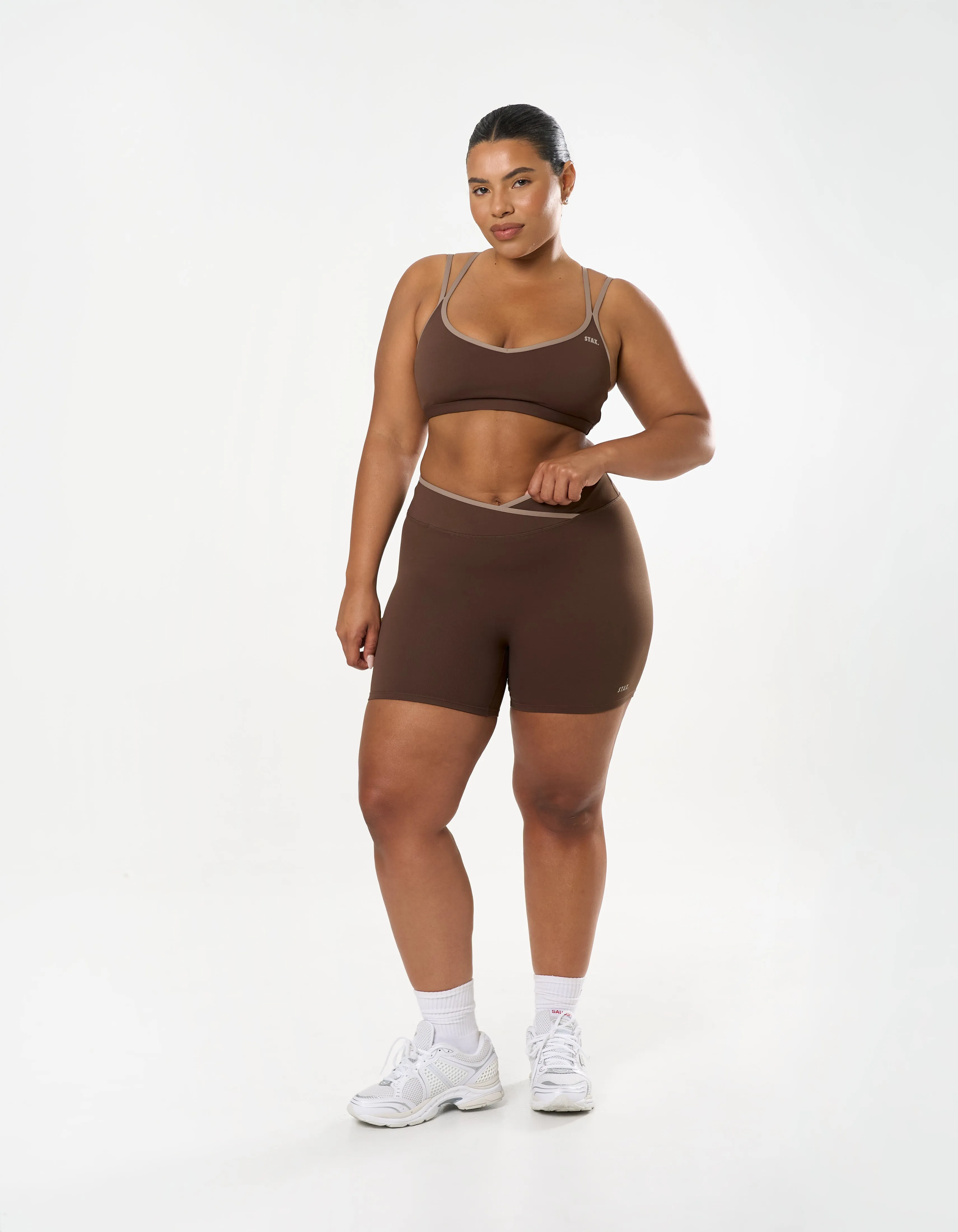 Double Strap Crop Airlyte - Coconut