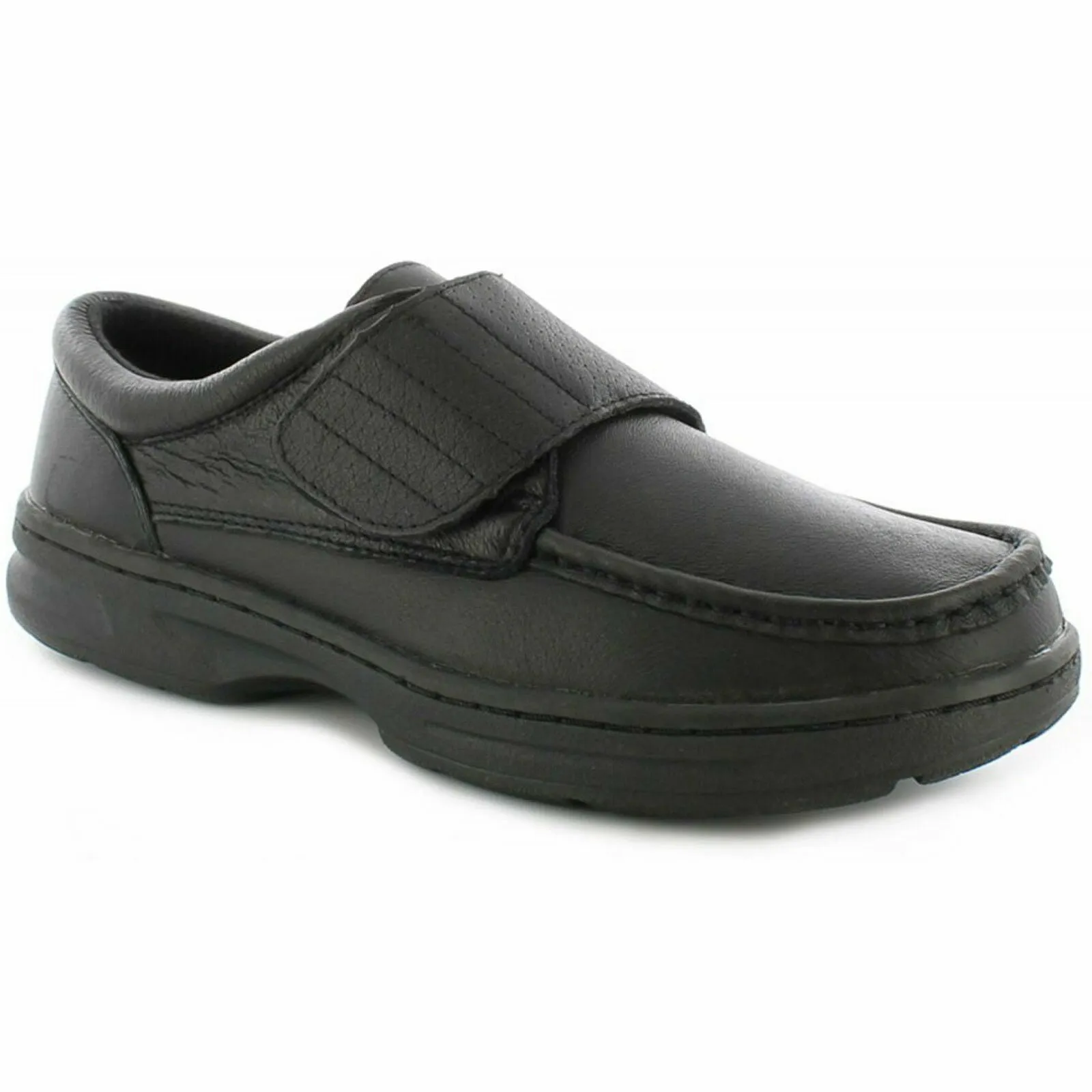 DR KELLER MENS WIDE FIT SHOES REAL LEATHER PADDED CASUAL FORMAL SMART MOCCASIN