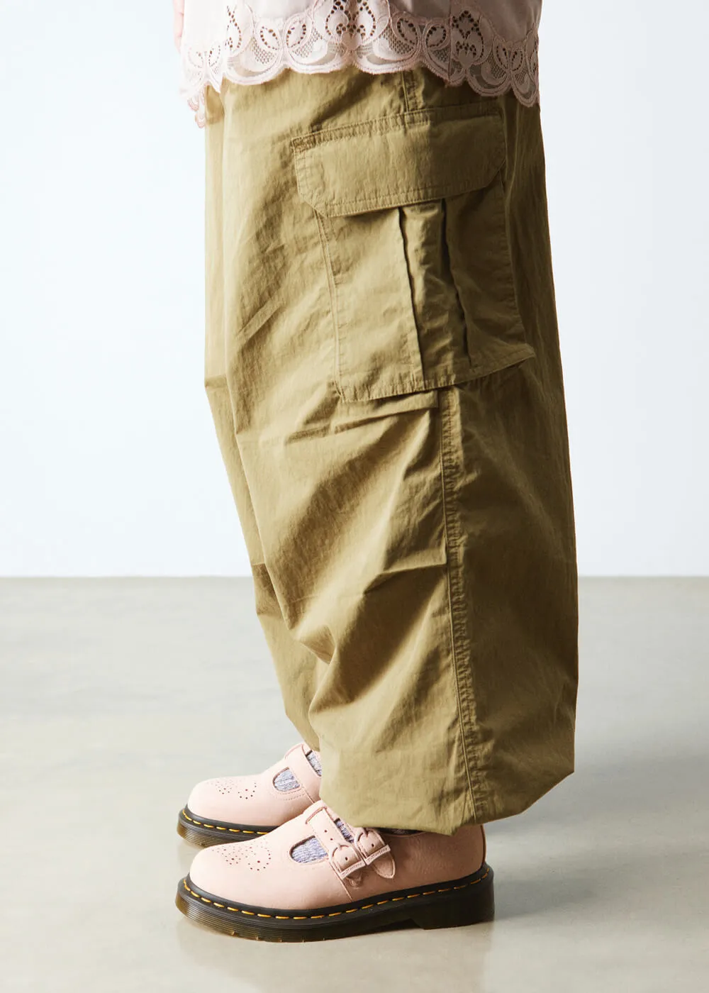 Dr. Martens 8065 Leather Mary Janes Shoes Powder Pink