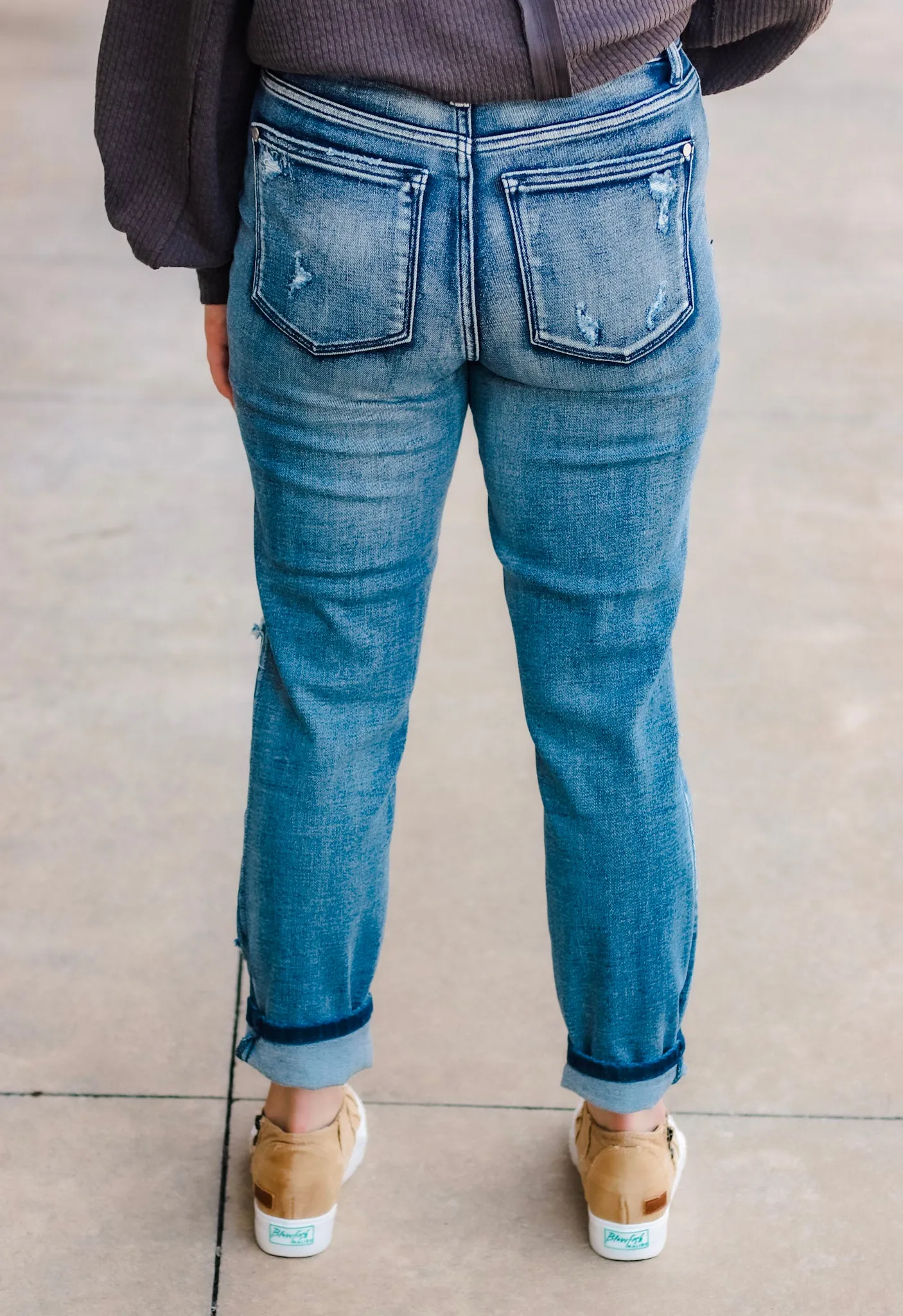 Drive Me Crazy Judy Blue Destroyed Boyfriend Jeans