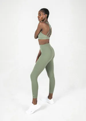 Elevate Touch 7/8 Legging Khaki FINAL SALE