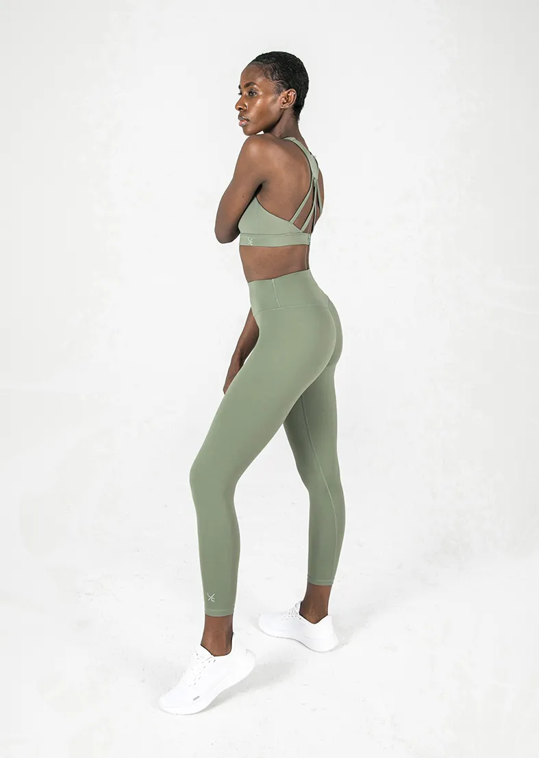 Elevate Touch 7/8 Legging Khaki FINAL SALE