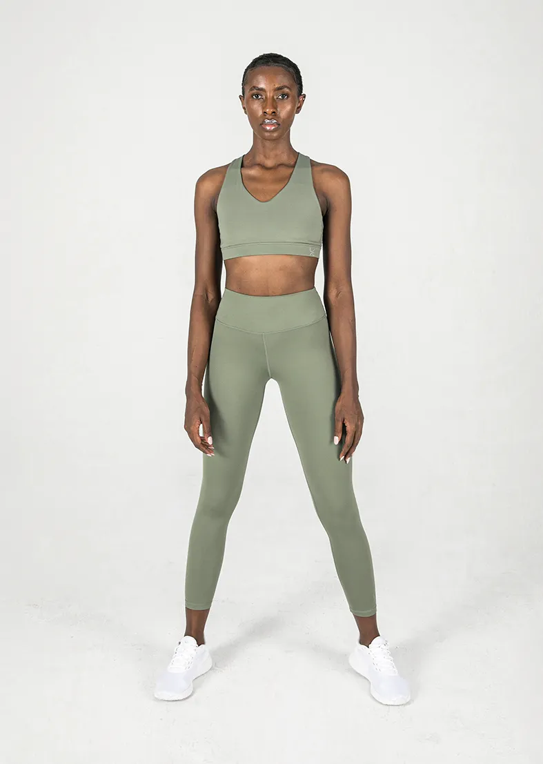 Elevate Touch 7/8 Legging Khaki FINAL SALE