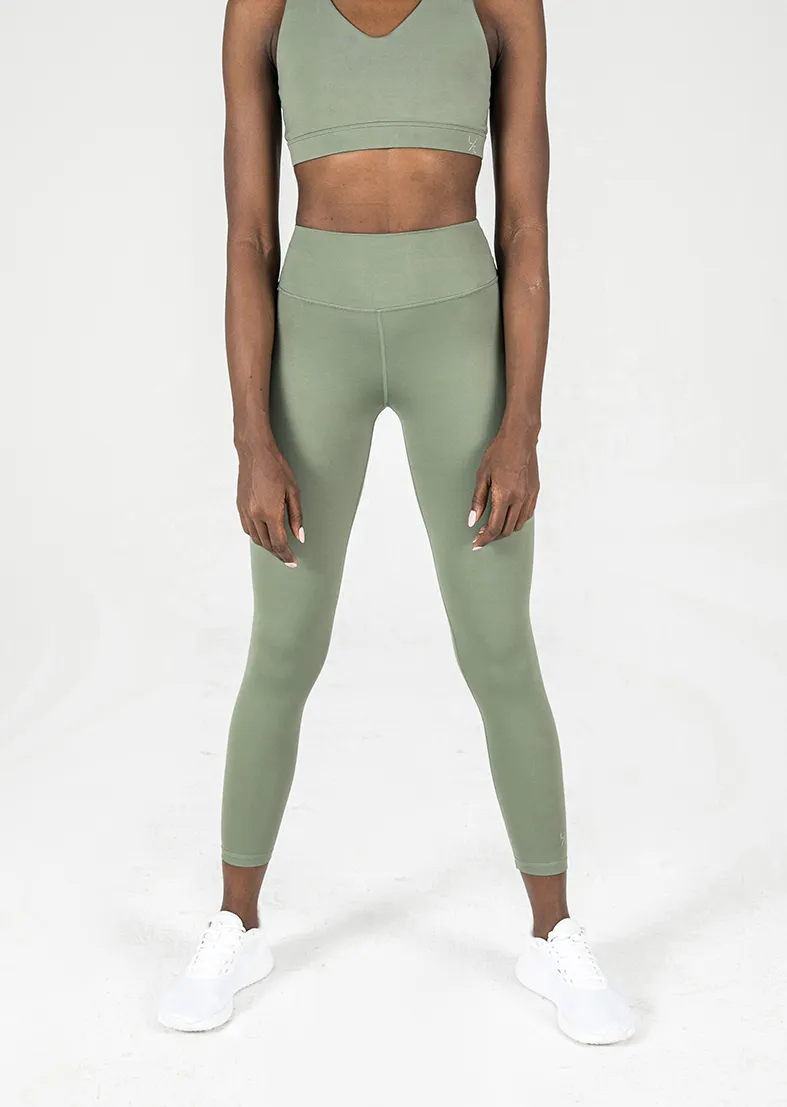 Elevate Touch 7/8 Legging Khaki FINAL SALE