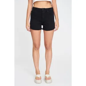Eunina High Rise Cut Off Lulu Short - Raven Black