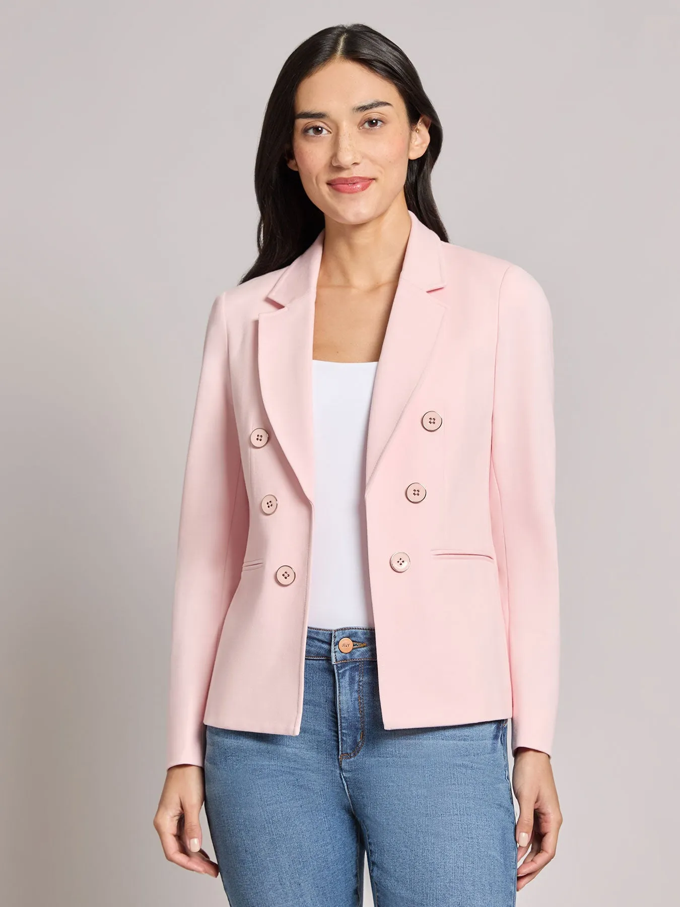 Faux Double Breasted Jacket