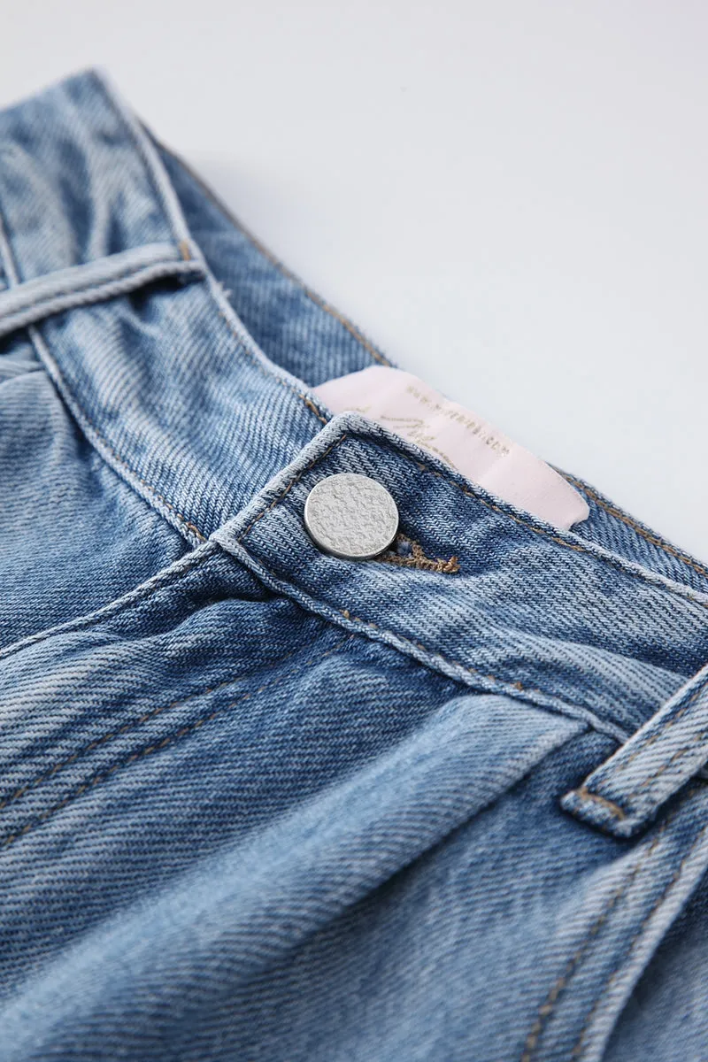 Flipped Wide Leg Jeans