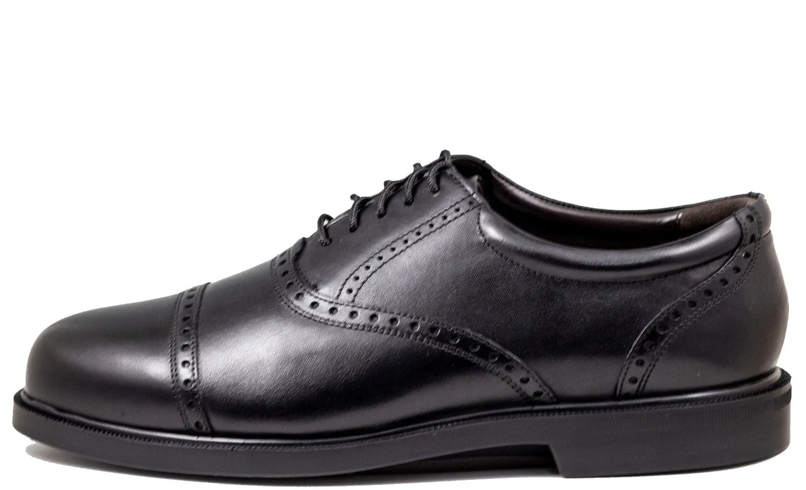 Florsheim Black Dress reubber Shoes Noval 17069
