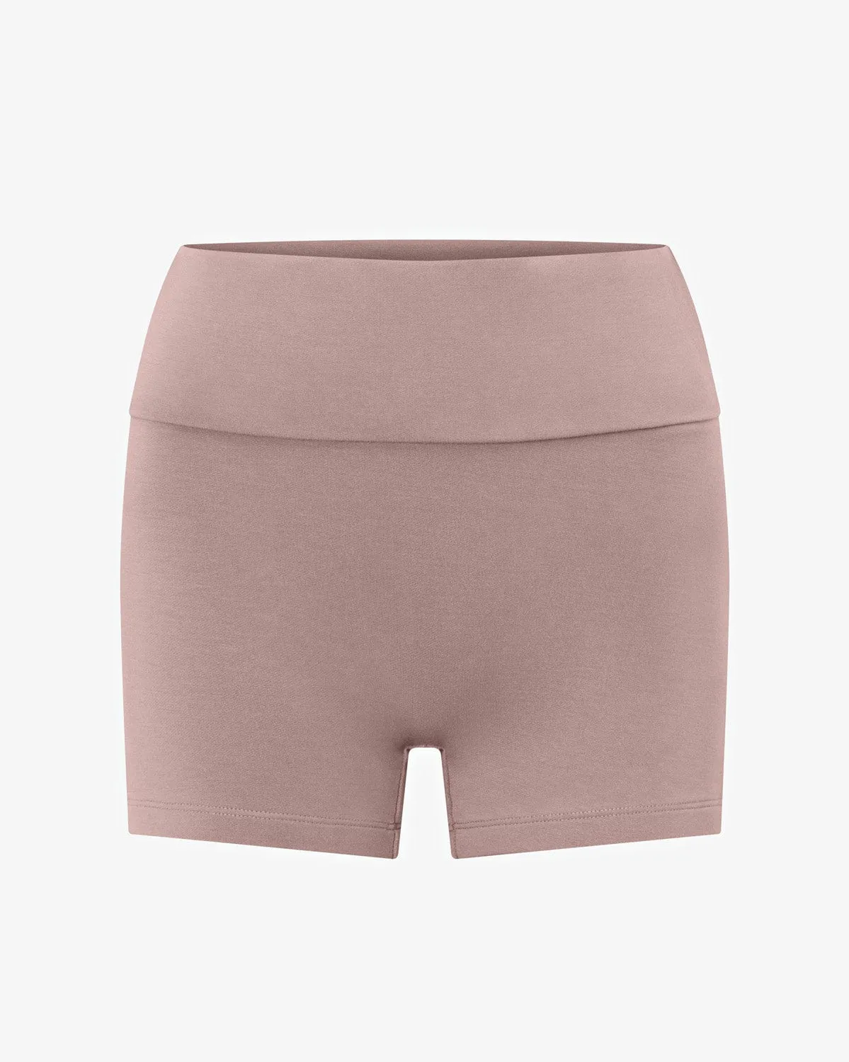Foldover Yoga Short | Walnut