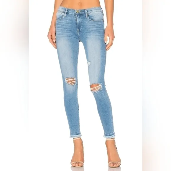 Frame Denim Le High Skinny in Morton