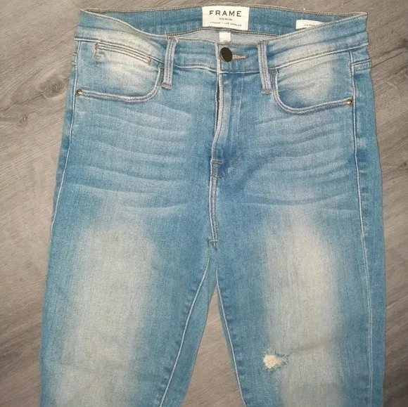Frame Denim Le High Skinny in Morton