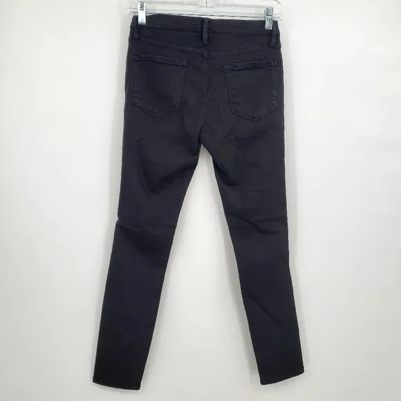FRAME Women's Le Skinny de Jeanne Distressed Jeas