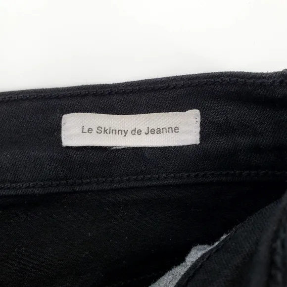 FRAME Women's Le Skinny de Jeanne Distressed Jeas