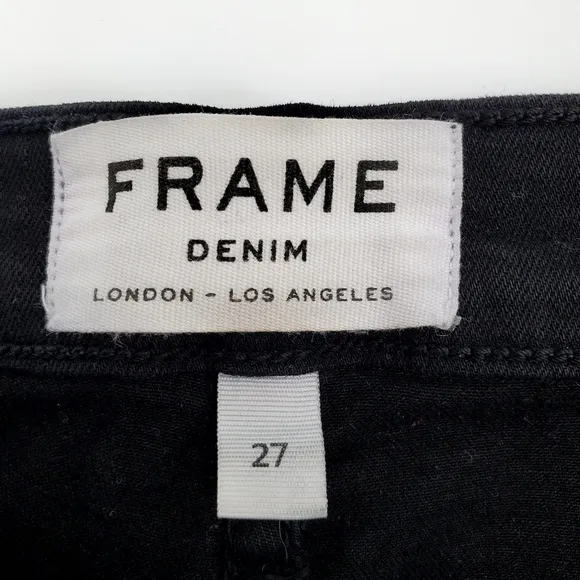 FRAME Women's Le Skinny de Jeanne Distressed Jeas