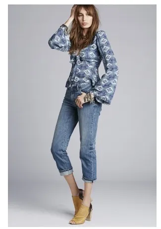 Free People Jasper Straight Leg Jeans | Harbor