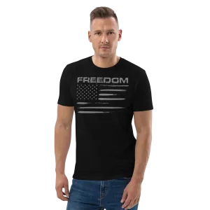 Freedom / US Flag Short Sleeve Unisex T-shirt for Men and Women