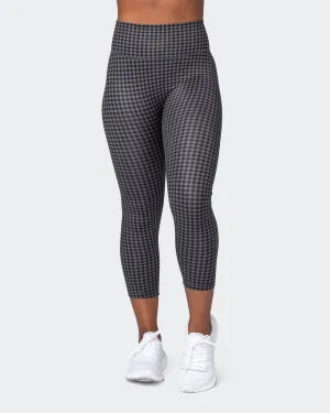 Game Changer Scrunch 7/8 Leggings - Monochrome Check Print