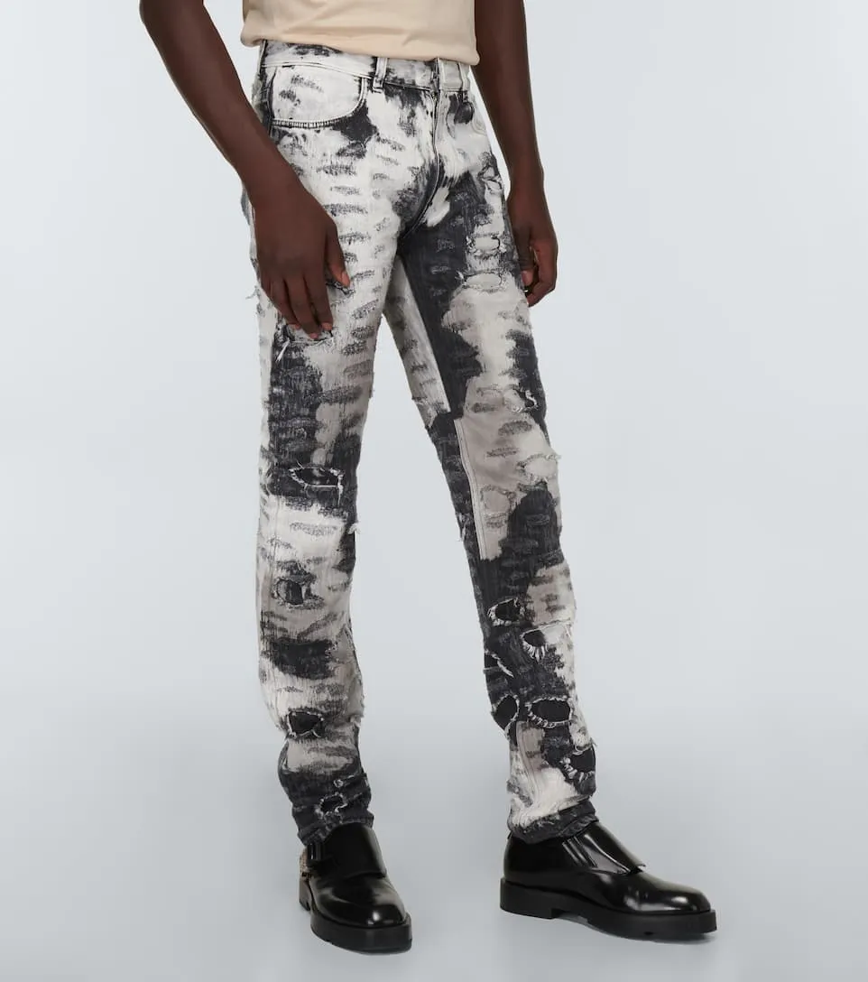 GIVENCHY Distressed slim jeans