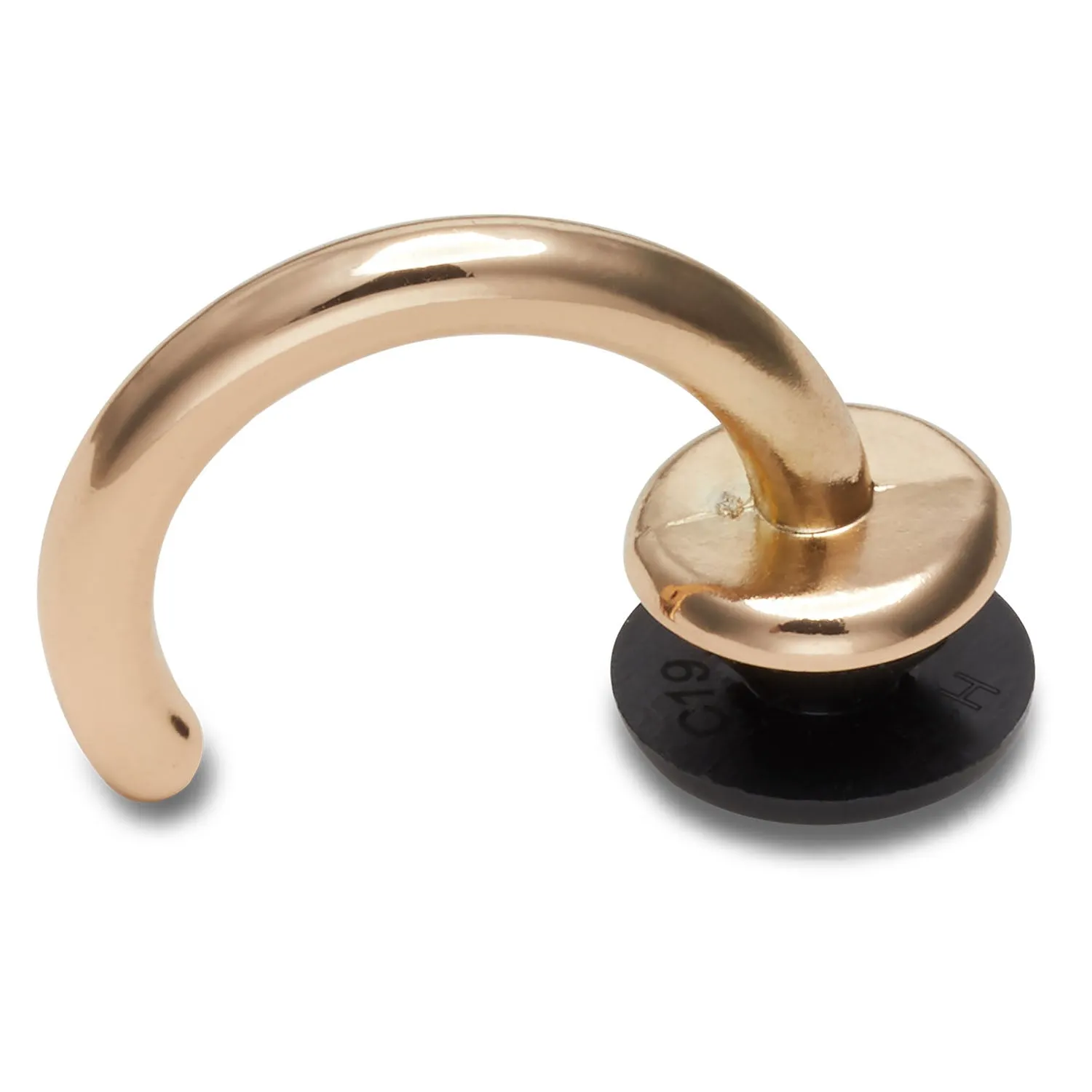 Gold Earring Ring Jibbitz