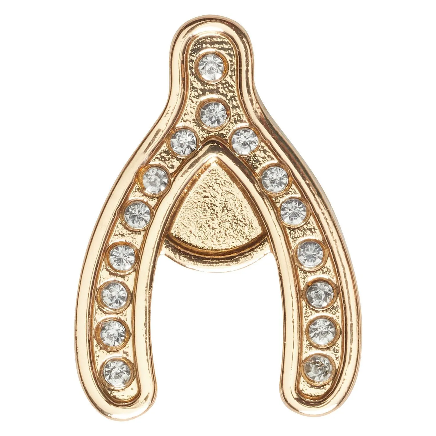 Gold Wishbone Jibbitz